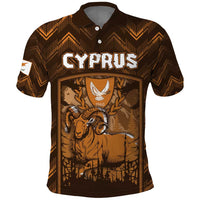Personalized Cyprus Polo Shirt The Cypriot Mouflon With Coat Of Arms - Wonder Print Shop