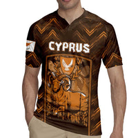 Personalized Cyprus Rugby Jersey The Cypriot Mouflon With Coat Of Arms - Wonder Print Shop