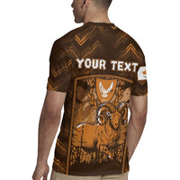 Personalized Cyprus Rugby Jersey The Cypriot Mouflon With Coat Of Arms - Wonder Print Shop