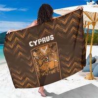 Cyprus Sarong The Cypriot Mouflon With Coat Of Arms - Wonder Print Shop