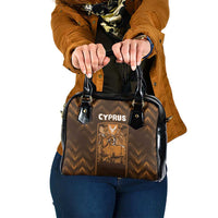 Cyprus Shoulder Handbag The Cypriot Mouflon With Coat Of Arms - Wonder Print Shop