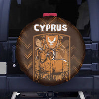 Cyprus Spare Tire Cover The Cypriot Mouflon With Coat Of Arms - Wonder Print Shop