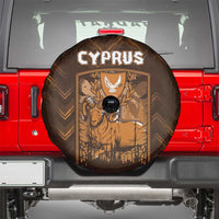 Cyprus Spare Tire Cover The Cypriot Mouflon With Coat Of Arms - Wonder Print Shop