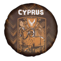Cyprus Spare Tire Cover The Cypriot Mouflon With Coat Of Arms - Wonder Print Shop