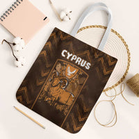 Cyprus Tote Bag The Cypriot Mouflon With Coat Of Arms - Wonder Print Shop