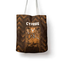 Cyprus Tote Bag The Cypriot Mouflon With Coat Of Arms - Wonder Print Shop
