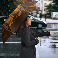 Cyprus Umbrella The Cypriot Mouflon With Coat Of Arms - Wonder Print Shop