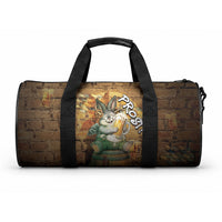 Oktoberfest Wolpertinger Duffle Bag Prost Beer Horned Rabbit Pretzel Barrel
