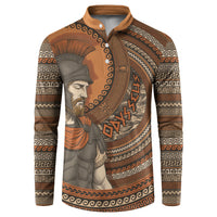 Ancient Greek Mythology Button Sweatshirt Odysseus King Of Ithaca
