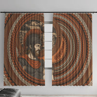 Ancient Greek Mythology Window Curtain Odysseus King Of Ithaca