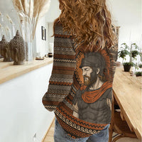 Ancient Greek Mythology Women Casual Shirt Odysseus King Of Ithaca