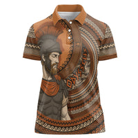 Ancient Greek Mythology Women Polo Shirt Odysseus King Of Ithaca