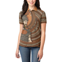 Ancient Greek Mythology Women Polo Shirt Odysseus King Of Ithaca