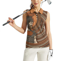 Ancient Greek Mythology Women Sleeveless Polo Shirt Odysseus King Of Ithaca