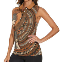 Ancient Greek Mythology Women Sleeveless Polo Shirt Odysseus King Of Ithaca
