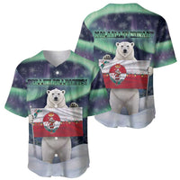 Greenland Christmas Baseball Jersey Juullimi Pilluaritsi - Wonder Print Shop