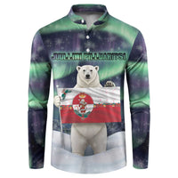 Greenland Christmas Button Sweatshirt Juullimi Pilluaritsi - Wonder Print Shop