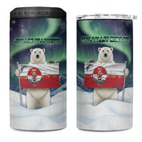 Greenland Christmas 4 in 1 Can Cooler Tumbler Juullimi Pilluaritsi - Wonder Print Shop