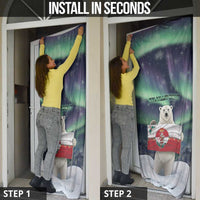 Greenland Christmas Door Cover Juullimi Pilluaritsi - Wonder Print Shop