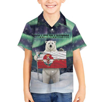 Greenland Christmas Family Matching Summer Maxi Dress and Hawaiian Shirt Juullimi Pilluaritsi - Wonder Print Shop