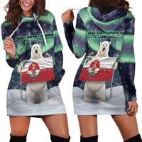 Greenland Christmas Hoodie Dress Juullimi Pilluaritsi - Wonder Print Shop