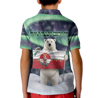 Greenland Christmas Kid Polo Shirt Juullimi Pilluaritsi - Wonder Print Shop