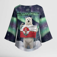Greenland Christmas Kimono Sleeve Blouse Juullimi Pilluaritsi - Wonder Print Shop