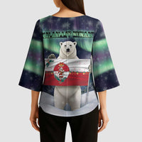 Greenland Christmas Kimono Sleeve Blouse Juullimi Pilluaritsi - Wonder Print Shop