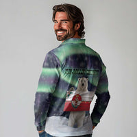Greenland Christmas Long Sleeve Polo Shirt Juullimi Pilluaritsi - Wonder Print Shop