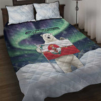 Greenland Christmas Quilt Bed Set Juullimi Pilluaritsi - Wonder Print Shop