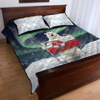 Greenland Christmas Quilt Bed Set Juullimi Pilluaritsi - Wonder Print Shop