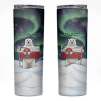 Greenland Christmas Skinny Tumbler Juullimi Pilluaritsi - Wonder Print Shop