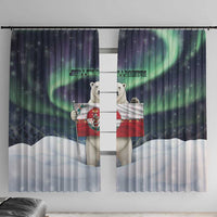 Greenland Christmas Window Curtain Juullimi Pilluaritsi - Wonder Print Shop