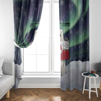 Greenland Christmas Window Curtain Juullimi Pilluaritsi - Wonder Print Shop