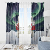 Greenland Christmas Window Curtain Juullimi Pilluaritsi - Wonder Print Shop