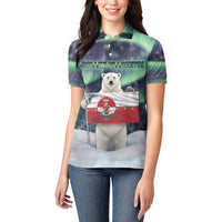 Greenland Christmas Women Polo Shirt Juullimi Pilluaritsi - Wonder Print Shop