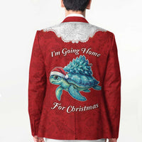 Western Yoke Blazer Turtle Going Home For Christmas - Wonder Print Shop
