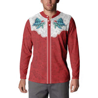 Western Yoke Button Sweatshirt Turtle Going Home For Christmas - Wonder Print Shop