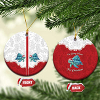 Western Yoke Ceramic Ornament Turtle Going Home For Christmas - Wonder Print Shop