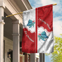 Western Yoke Garden Flag Turtle Going Home For Christmas - Wonder Print Shop