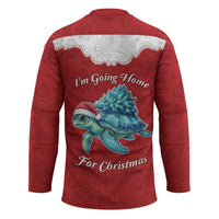 Western Yoke Hockey Jersey Turtle Going Home For Christmas - Wonder Print Shop