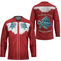 Western Yoke Hockey Jersey Turtle Going Home For Christmas - Wonder Print Shop