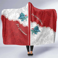 Western Yoke Hooded Blanket Turtle Going Home For Christmas - Wonder Print Shop