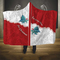 Western Yoke Hooded Blanket Turtle Going Home For Christmas - Wonder Print Shop