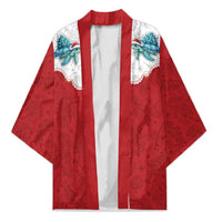 Western Yoke Kimono Turtle Going Home For Christmas - Wonder Print Shop