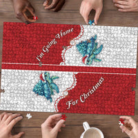 Western Yoke Puzzle Turtle Going Home For Christmas - Wonder Print Shop