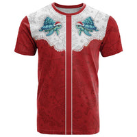 Western Yoke T Shirt Turtle Going Home For Christmas - Wonder Print Shop