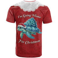 Western Yoke T Shirt Turtle Going Home For Christmas - Wonder Print Shop