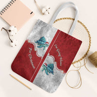 Western Yoke Tote Bag Turtle Going Home For Christmas - Wonder Print Shop
