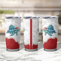 Western Yoke Tumbler Cup Turtle Going Home For Christmas - Wonder Print Shop